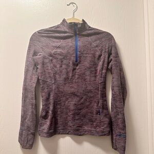 lululemon athletica Heathered Purple Long Sleeve Top - Sz 6